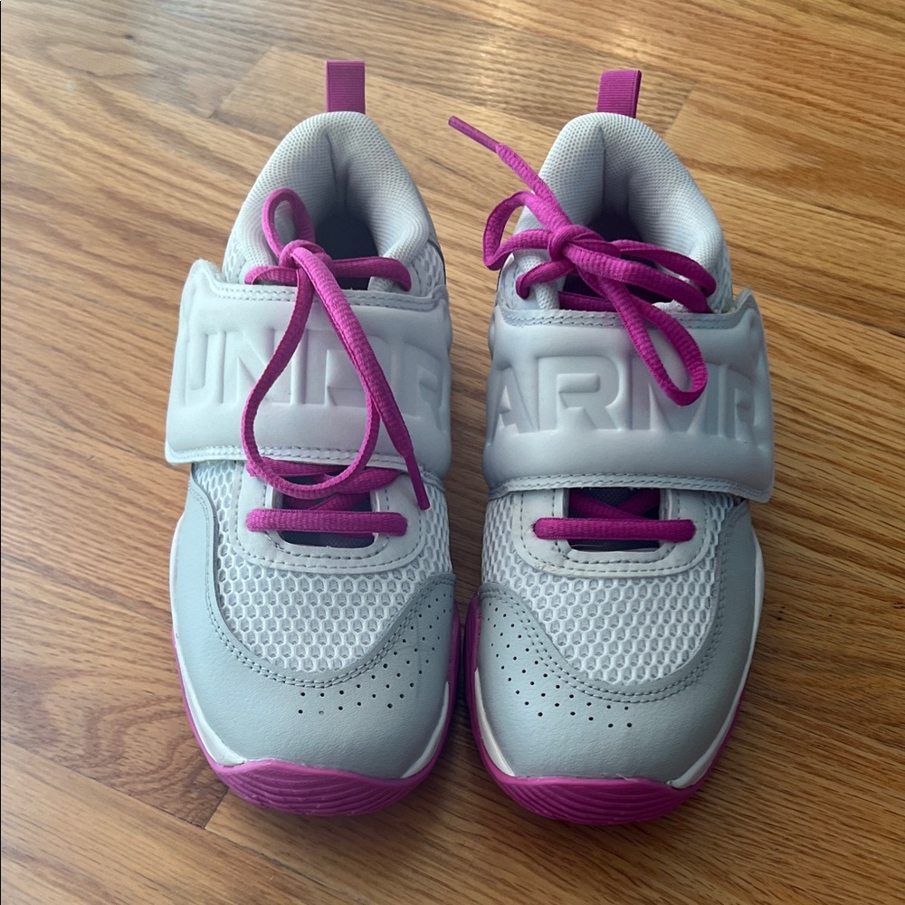 Under Armour Girls' Sneakers in Gray and Purple